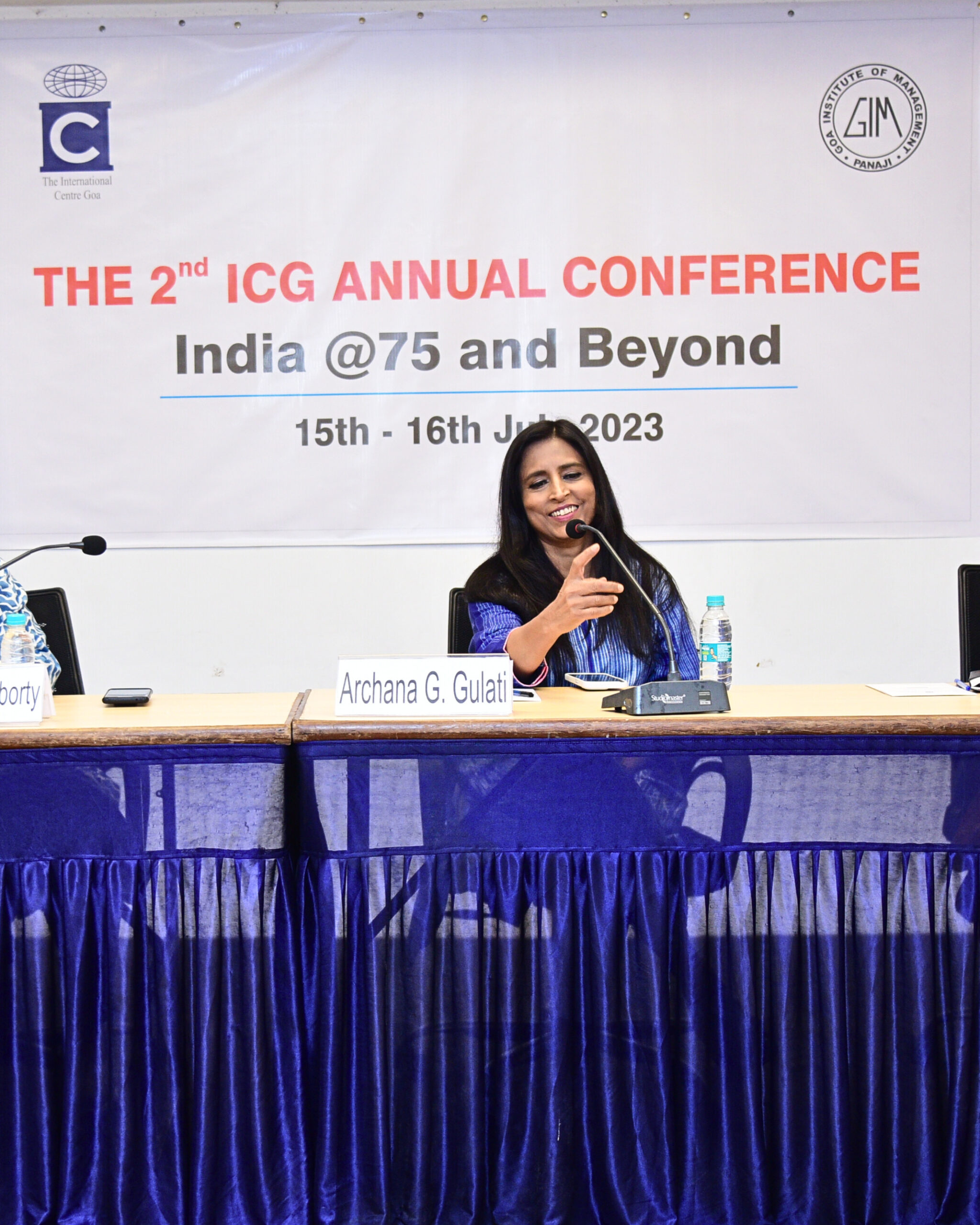 International Centre Goa, Annual Conference “India @75 and beyond New Idea for The Present and Future,” July 2023